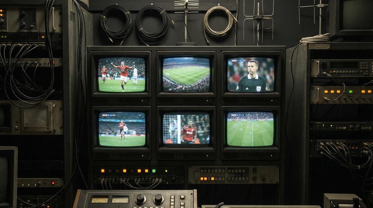 多频道直播墙展示英超赛事 - 好博体育